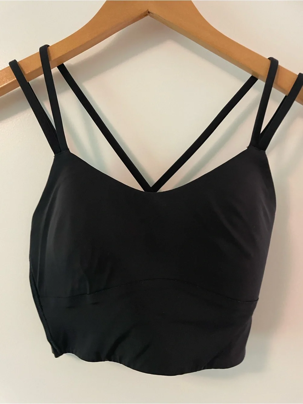 Lululemon Bundle Like a Cloud Longline Bra Light Support, Sz 6 - Black, Lavender - Picture 4 of 5